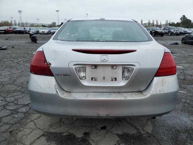 1HGCM56836A091930 - 2006 HONDA ACCORD EX SILVER photo 6