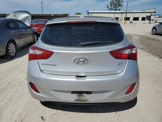 KMHD35LE3DU073726 - 2013 HYUNDAI ELANTRA GT SILVER photo 6