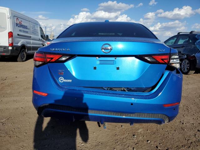 3N1AB8CVXLY284965 - 2020 NISSAN SENTRA SV BLUE photo 6