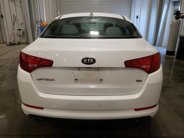 5XXGM4A7XDG159182 - 2013 KIA OPTIMA LX WHITE photo 6