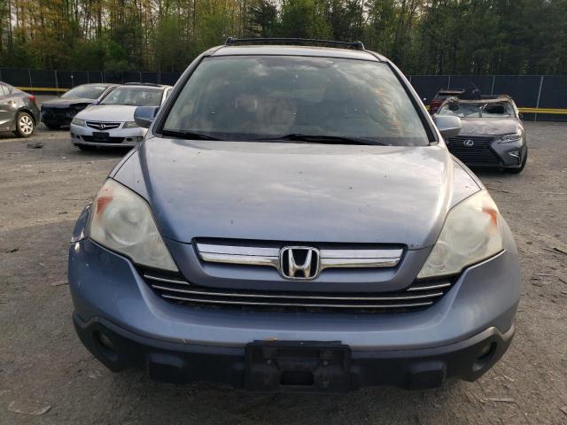 JHLRE48757C005093 - 2007 HONDA CR-V EXL BLUE photo 5