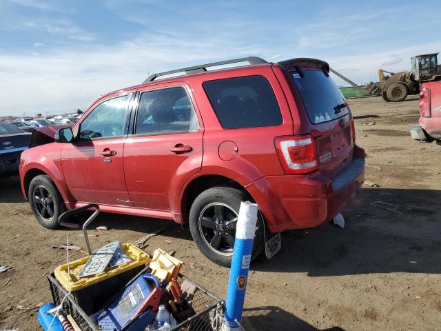 1FMCU9D72CKC26932 - 2012 FORD ESCAPE XLT RED photo 2