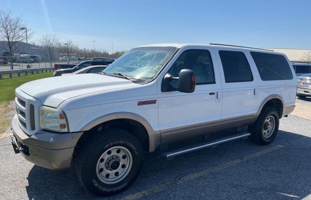 1FMSU45P55ED44651 - 2005 FORD EXCURSION EDDIE BAUER WHITE photo 2