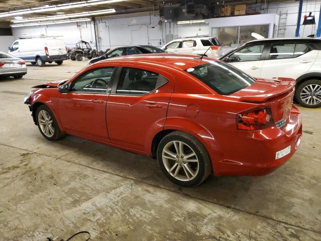 1C3CDZAB6EN127999 - 2014 DODGE AVENGER SE RED photo 2