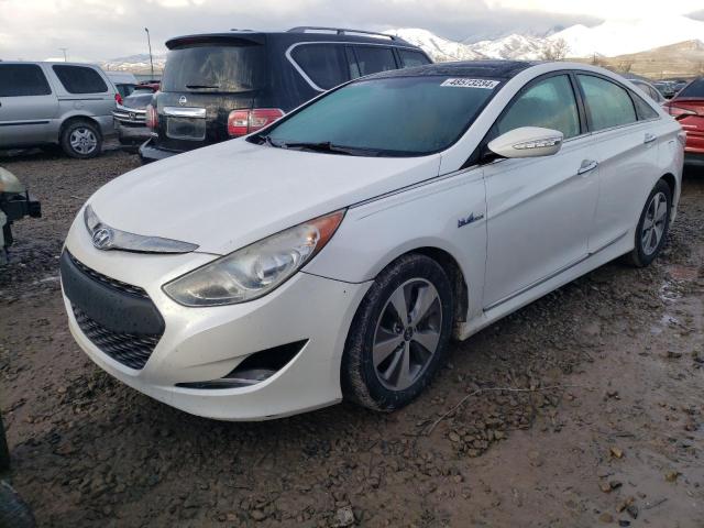 KMHEC4A48CA037782 - 2012 HYUNDAI SONATA HYBRID WHITE photo 1