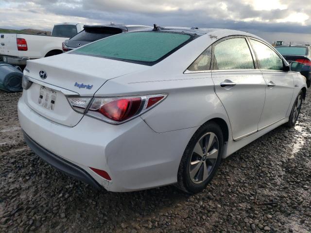 KMHEC4A48CA037782 - 2012 HYUNDAI SONATA HYBRID WHITE photo 3