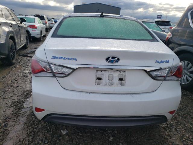 KMHEC4A48CA037782 - 2012 HYUNDAI SONATA HYBRID WHITE photo 6