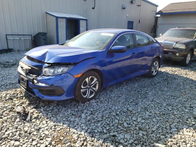 19XFC2F51GE096321 - 2016 HONDA CIVIC LX BLUE photo 2