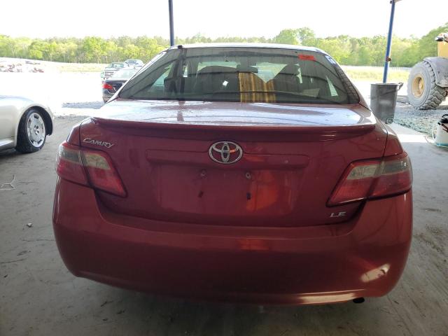 4T1BE46K27U161619 - 2007 TOYOTA CAMRY NEW CE RED photo 6
