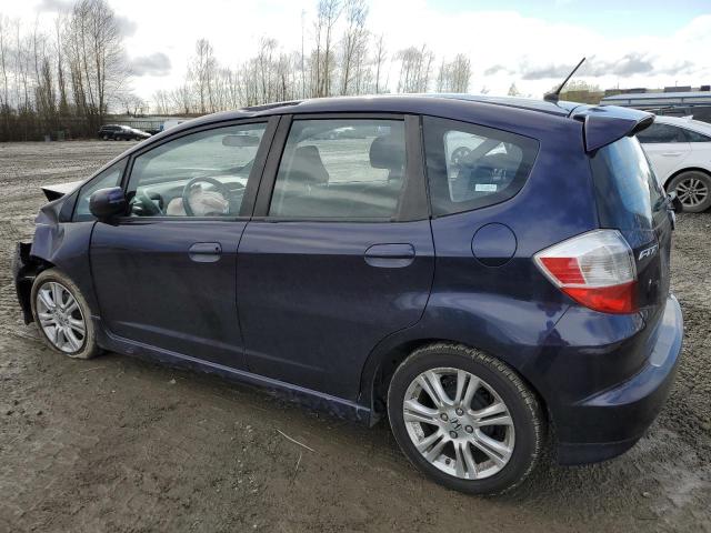 JHMGE88449S028244 - 2009 HONDA FIT SPORT BLUE photo 2