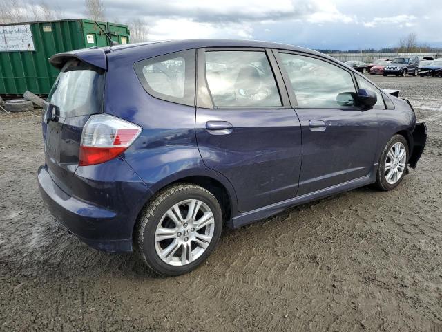 JHMGE88449S028244 - 2009 HONDA FIT SPORT BLUE photo 3