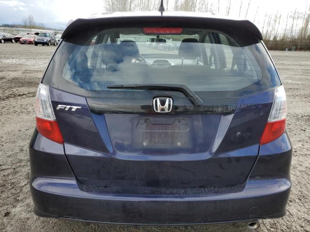 JHMGE88449S028244 - 2009 HONDA FIT SPORT BLUE photo 6