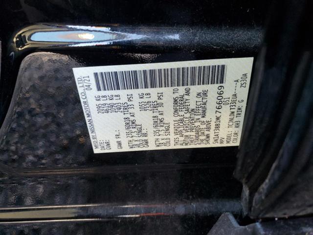 5N1AT3BB1MC766069 - 2021 NISSAN ROGUE SV BLACK photo 13