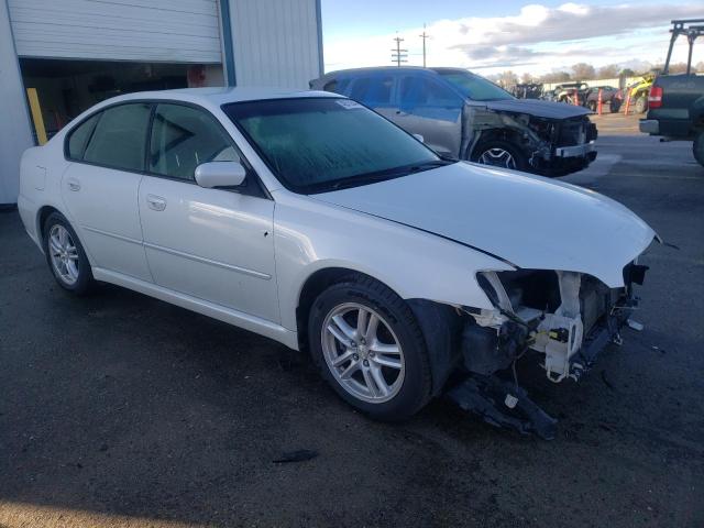 4S3BL616057227404 - 2005 SUBARU LEGACY 2.5I WHITE photo 4