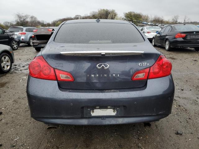 JN1CV6AR0AM451540 - 2010 INFINITI G37 BLUE photo 6