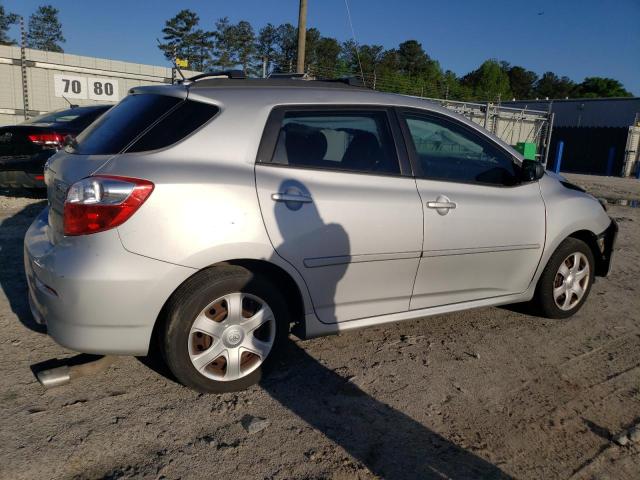 2T1LE40E99C003869 - 2009 TOYOTA COROLLA MA S SILVER photo 3