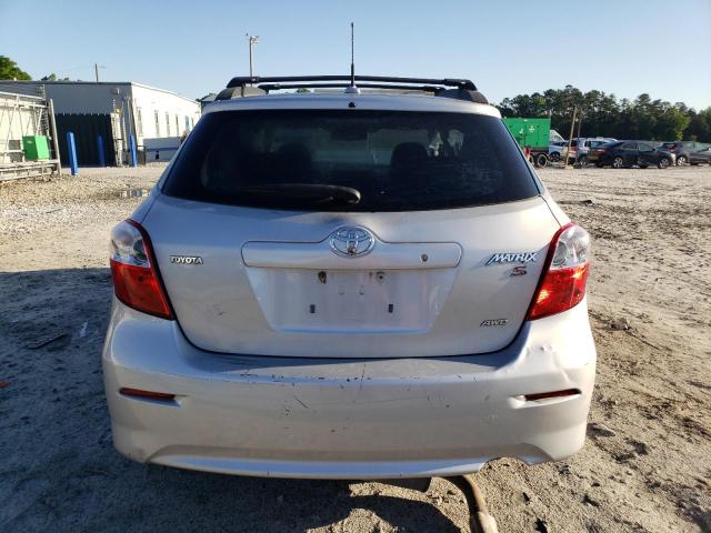 2T1LE40E99C003869 - 2009 TOYOTA COROLLA MA S SILVER photo 6