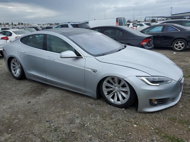 5YJSA1E22GF162410 - 2016 TESLA MODEL S SILVER photo 4