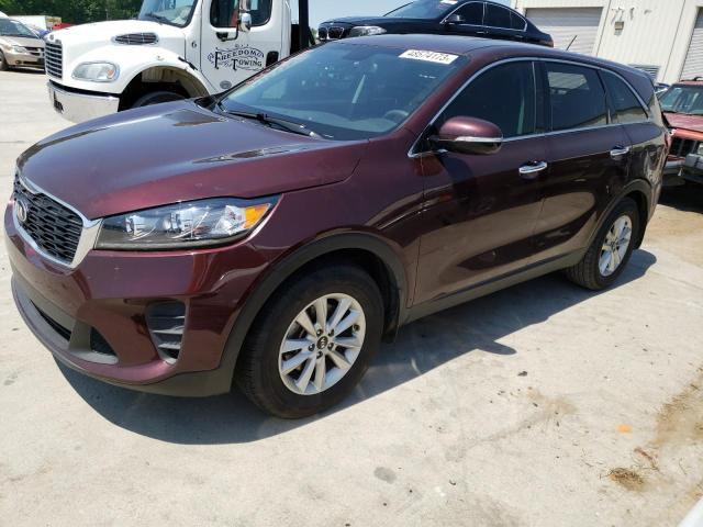 5XYPG4A37KG539142 - 2019 KIA SORENTO L BURGUNDY photo 1