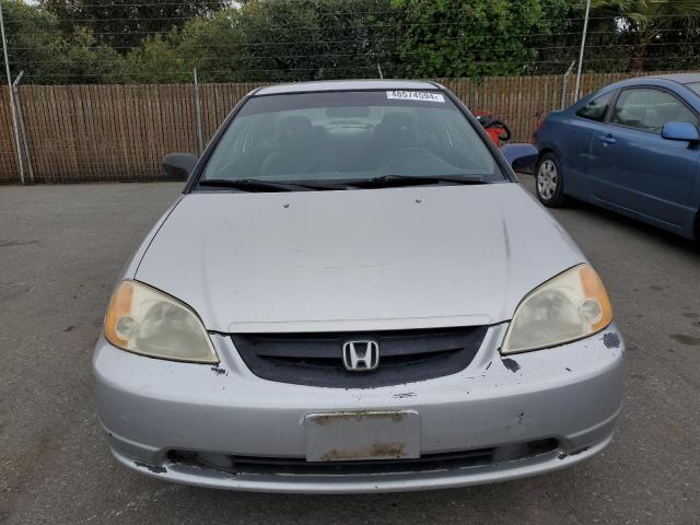 1HGEM21541L035755 - 2001 HONDA CIVIC LX SILVER photo 5