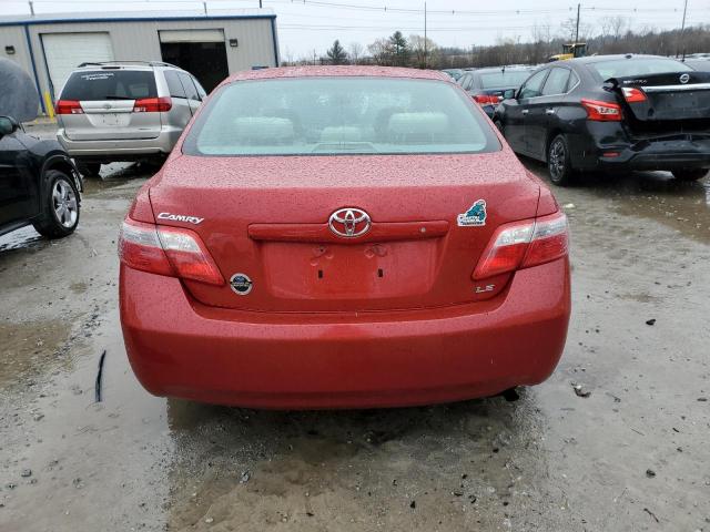 4T4BE46K99R097202 - 2009 TOYOTA CAMRY BASE RED photo 6