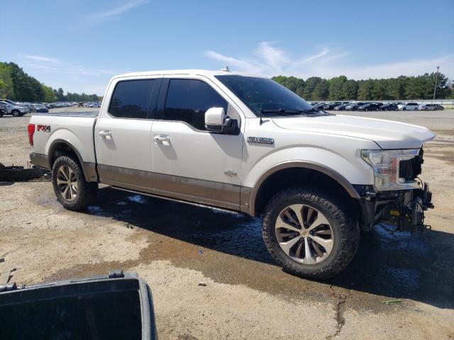 1FTEW1EG3JFA56626 - 2018 FORD F150 SUPERCREW WHITE photo 4