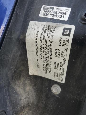 1G8AJ55F06Z202413 - 2006 SATURN ION LEVEL 2 BLUE photo 13