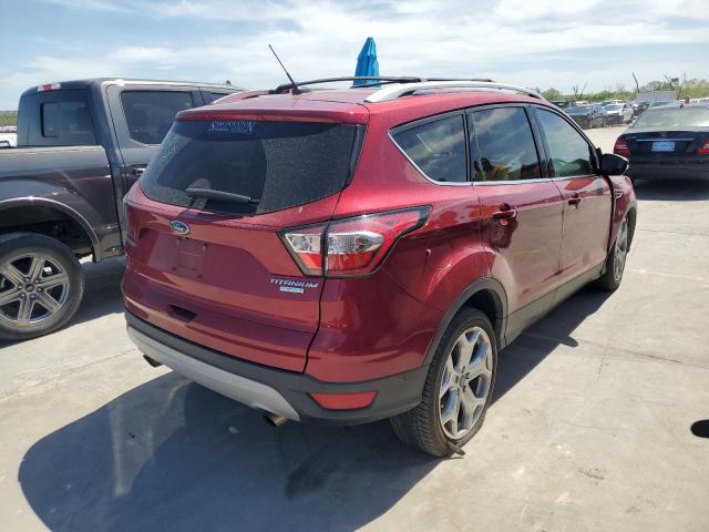 1FMCU0J91HUD84305 - 2017 FORD ESCAPE TITANIUM RED photo 3