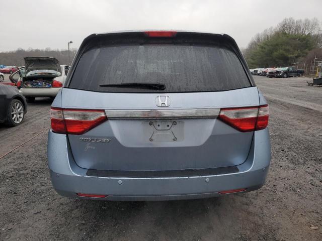 5FNRL5H44BB067739 - 2011 HONDA ODYSSEY EX BLUE photo 6