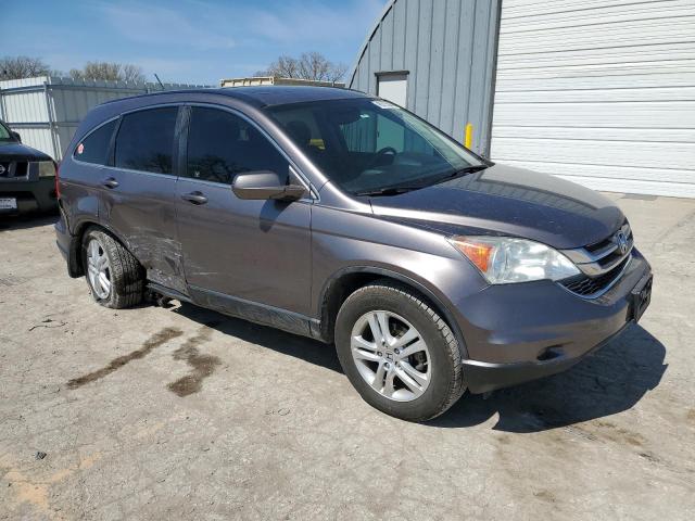 5J6RE4H7XBL067279 - 2011 HONDA CR-V EXL GRAY photo 4