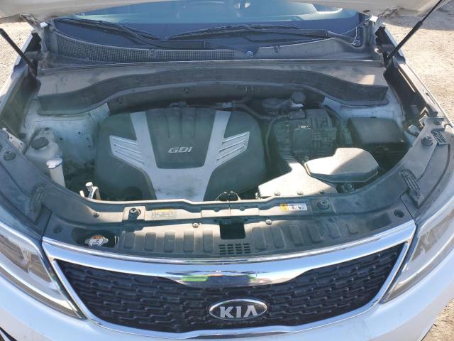 5XYKU4A76EG430147 - 2014 KIA SORENTO EX WHITE photo 11