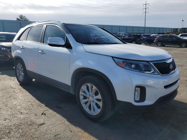 5XYKU4A76EG430147 - 2014 KIA SORENTO EX WHITE photo 4