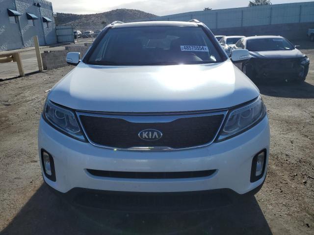 5XYKU4A76EG430147 - 2014 KIA SORENTO EX WHITE photo 5