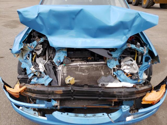 KL1TD66647B771583 - 2007 CHEVROLET AVEO BASE BLUE photo 11