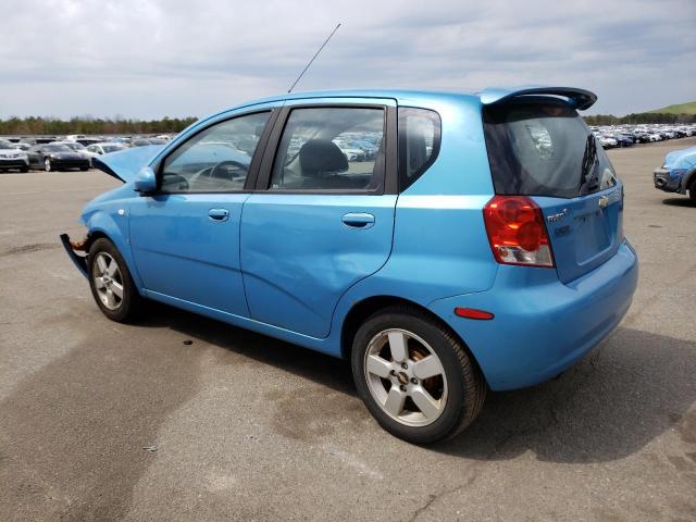 KL1TD66647B771583 - 2007 CHEVROLET AVEO BASE BLUE photo 2