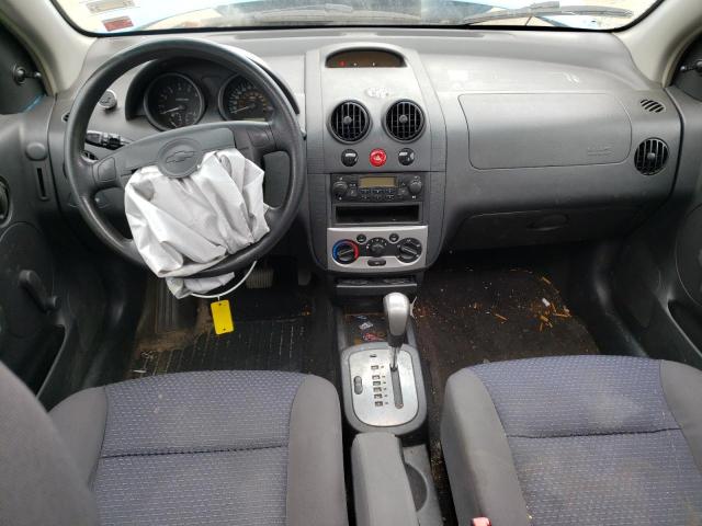 KL1TD66647B771583 - 2007 CHEVROLET AVEO BASE BLUE photo 8