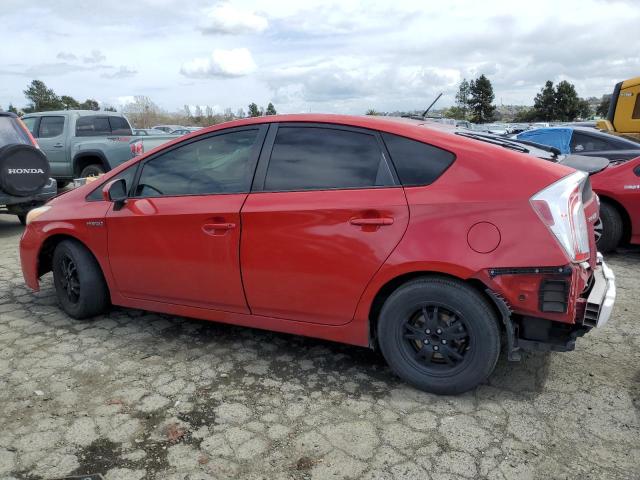 JTDKN3DU2C1548816 - 2012 TOYOTA PRIUS RED photo 2