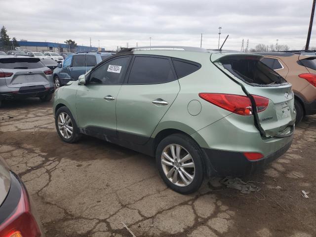 KM8JU3AC8BU169225 - 2011 HYUNDAI TUCSON GLS GREEN photo 2