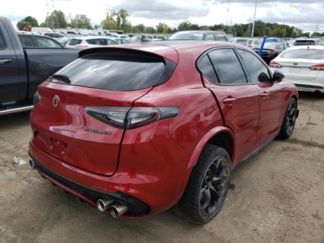 ZASPAKEV8L7C76618 - 2020 ALFA ROMEO STELVIO QUADRIFOGLIO RED photo 3