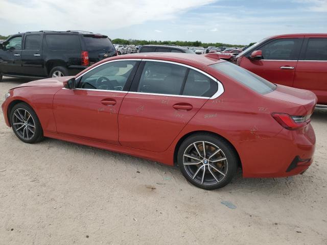 3MW5R1J06L8B25303 - 2020 BMW 330I RED photo 2