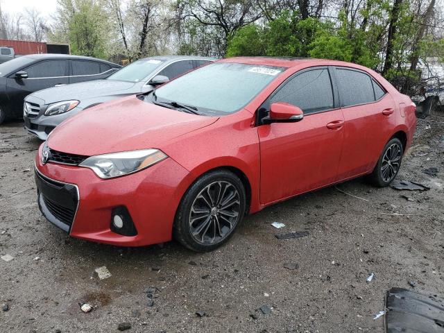 2T1BURHE2GC712897 - 2016 TOYOTA COROLLA L RED photo 1