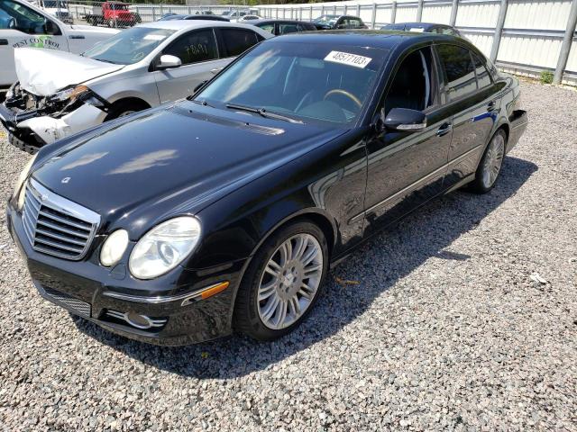 WDBUF56X37B023660 - 2007 MERCEDES-BENZ E 350 BLACK photo 1