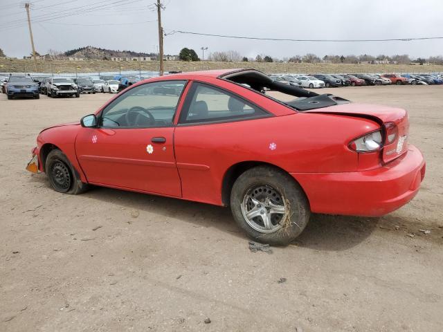 1G1JC124827213332 - 2002 CHEVROLET CAVALIER RED photo 2