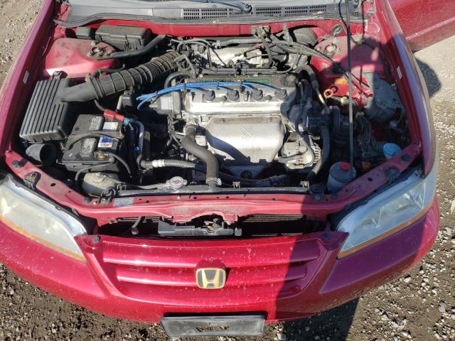 JHMCG66831C019181 - 2001 HONDA ACCORD EX BURGUNDY photo 11