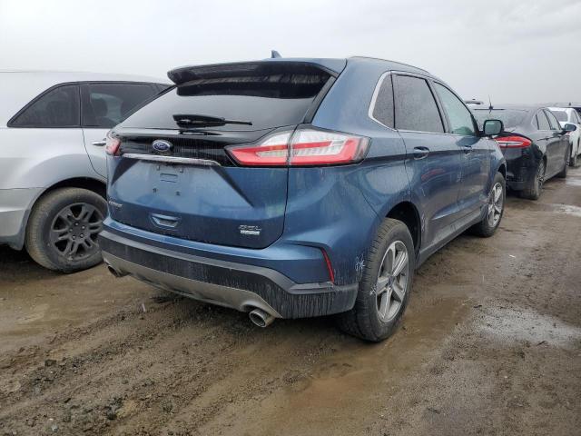 2FMPK3J95KBB76739 - 2019 FORD EDGE SEL BLUE photo 3