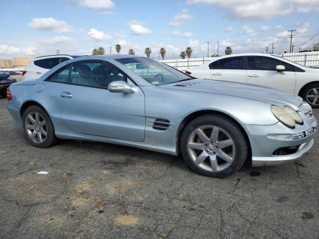 WDBSK75F33F013124 - 2003 MERCEDES-BENZ SL 500R BLUE photo 4