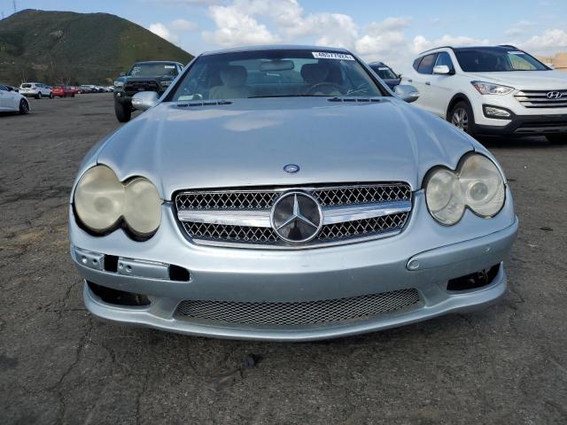 WDBSK75F33F013124 - 2003 MERCEDES-BENZ SL 500R BLUE photo 5