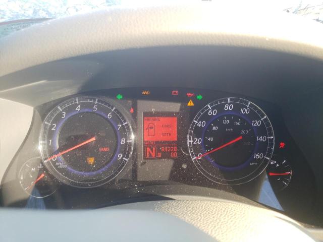 JNKAJ09F68M355900 - 2008 INFINITI EX35 BASE Մոխրագույն լուսանկար 9