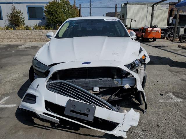 3FA6P0LU1ER261008 - 2014 FORD FUSION SE HYBRID WHITE photo 5