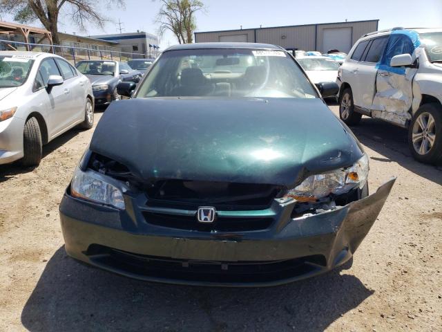 1HGCG5640WA132910 - 1998 HONDA ACCORD LX GREEN photo 5